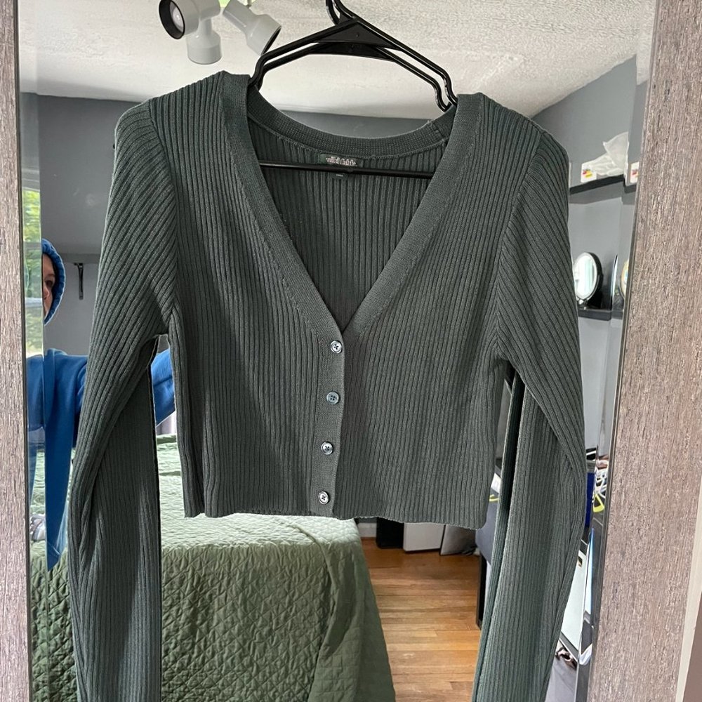 Cropped Knit Sweater